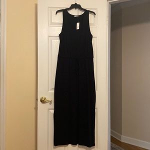 Gap full length casual dress 100% cotton with drawstring at waist